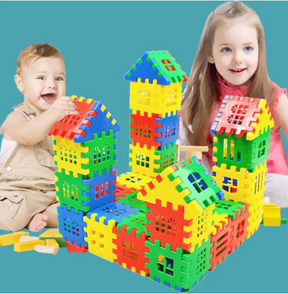 Husbyggklossar – främjar kreativitet – husbyggset