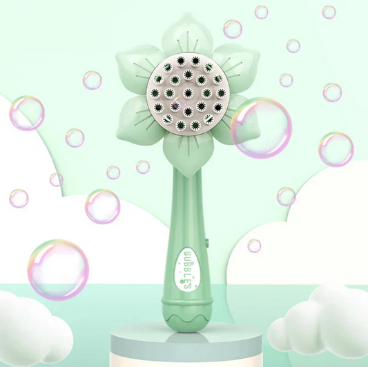 Solrosformad bubbelblåsare
