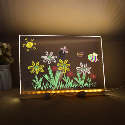 Lysande LED-ritbräda